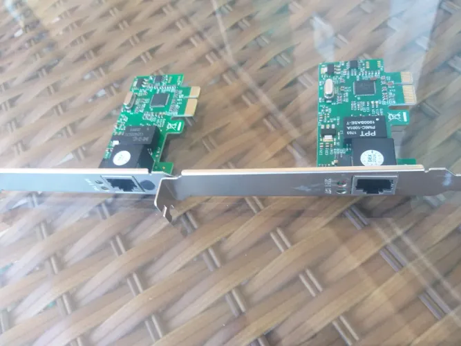 2 Placas de Rede Pcie Express 1 Gbps Novas