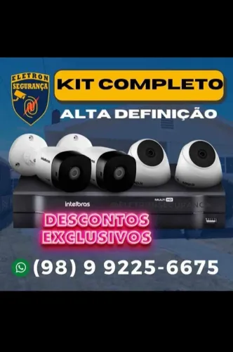 Câmeras de segurança kit completo