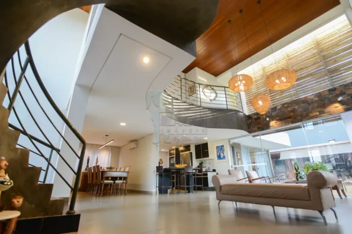 Casa sobrado de 332m² com 03 suítes para venda e locação em condomínio - Alphaville Ribeir