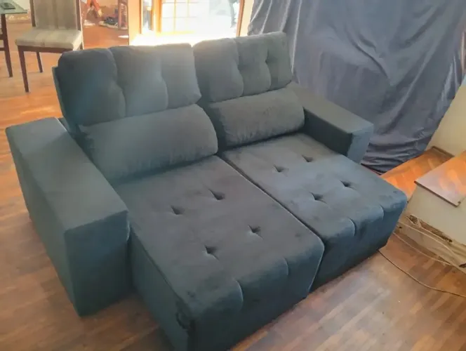 SOFA RETRATIL RECLINÁVEL 2MT NOVO DE FABRICA 