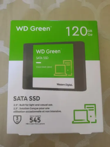 SSD 120GB NOVO WESTERN DIGITAL - GARANTIA DE UM ANO - ACEITO CARTÃO - AEE INFO 