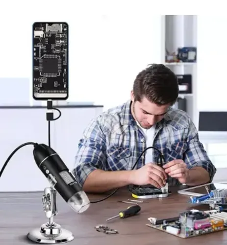 Câmera microscópio Análise Capilar para Pc E Celular