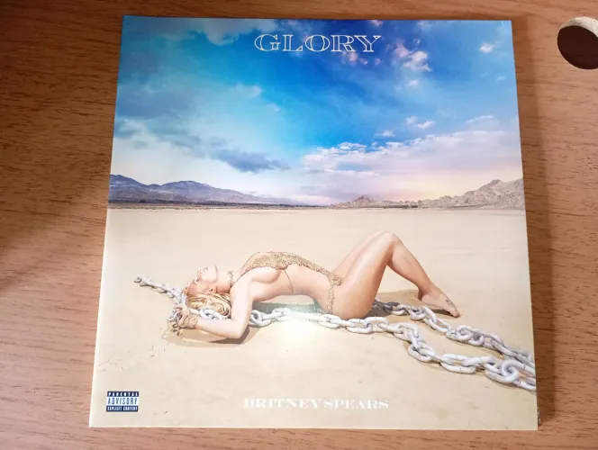 Britney Spears Disco Vinil LP Glory 2020 Europeu Branco Opaco Novo