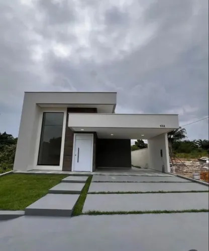 Vendo Casa no Condomínio Condomínio Lacqua Residenza Iranduba - AM/ 136 m²/ Fino Acabament