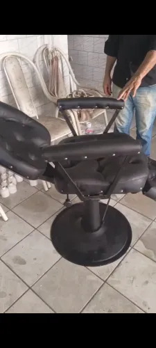 Cadeira de barbeiro hidráulica e reclinável