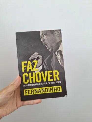 Livro Faz chover - Fernandinho - Religião - Usado