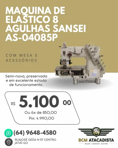 Maquina de Costura Elastiqueira