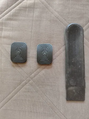 Kit Capas de Pedal VW Fusca (Embreagem, Freio e Acelerador)