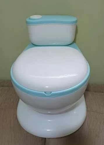 Troninho Infantil Baby Toilet Azul