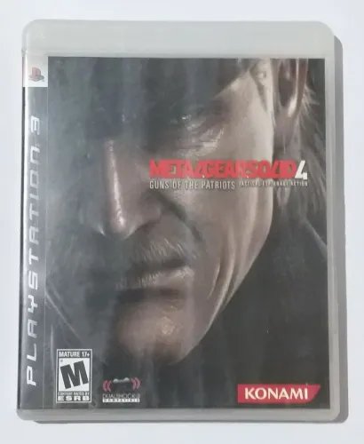 Jogo Metal Gear Solid 4 original de PS 3