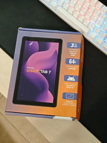 Tablet Positivo Vision Tab 7 - 3gb ram - 64gb armazenamento - Tela IPS - 7"