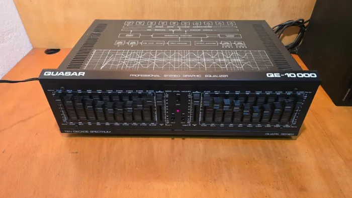 Equalisador Quasar QE-10000 - RARIDADE