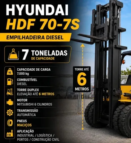 EMPILHADEIRA 7 toneladas 
