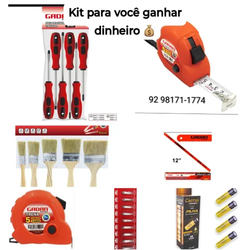 Pincel, Serra, Trena + entrega grátis
