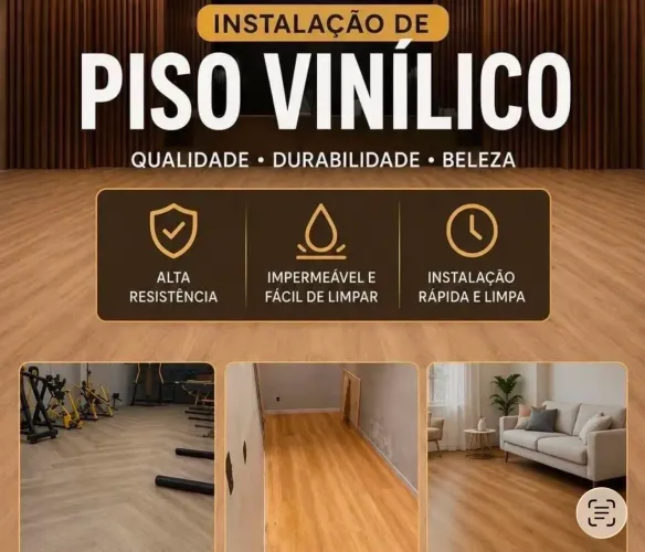 Instalação de piso vinílico