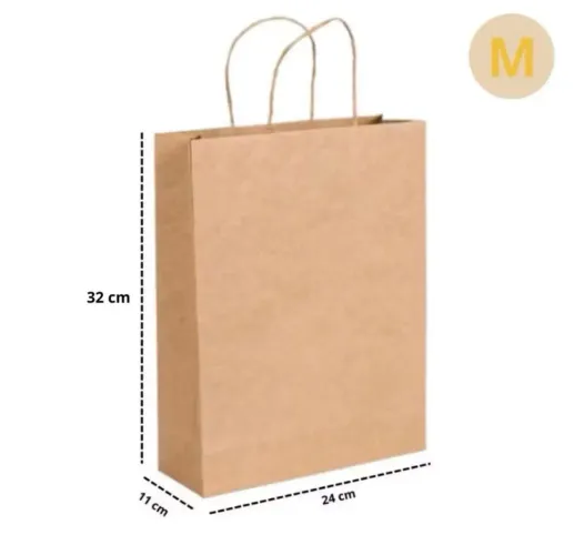 Sacolas Kraft M
