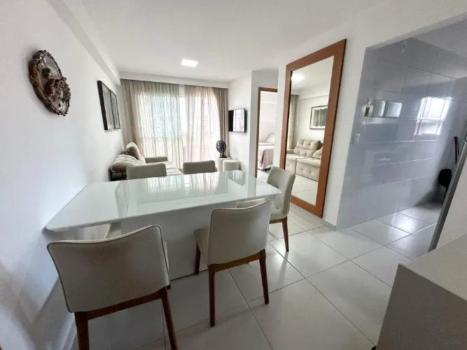 Apartamento mobiliado para aluguel, 2 quartos, 1 suíte, 2 vagas, Bessa - João Pessoa/PB