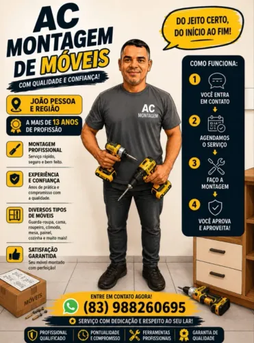 Montador de móveis profissional *