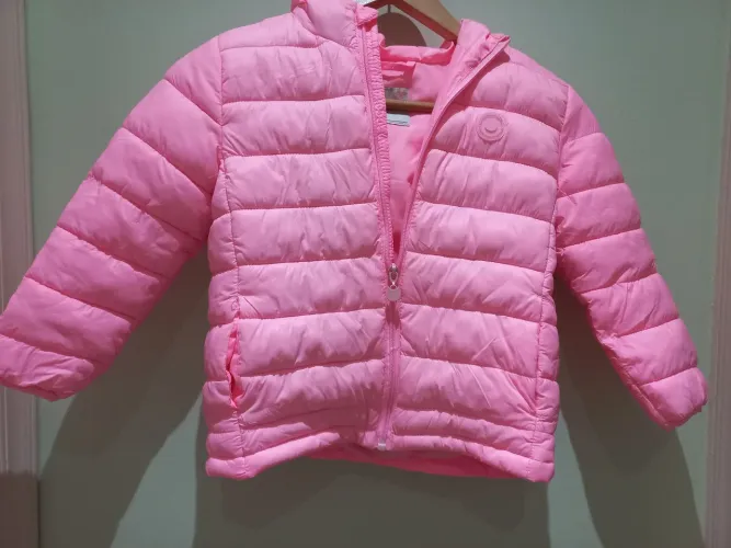 Casaco rosa infantil para menina - Póim - 5 anos - Em excelente estado 