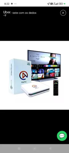 Aparelho UNI TV para transformar sua TV em smart