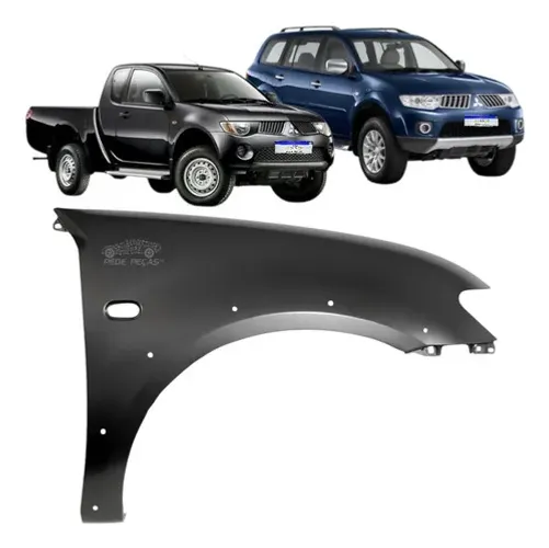 Paralama L200 Triton Pajero Dakar 2008 A 2018 Direito Novo