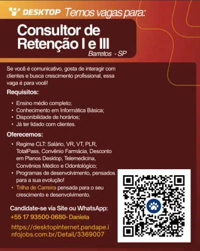 Consultor de Retenção