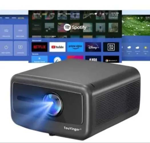 Vendo Smart Projetor Android Touyinger Q12W Pro 2800 ansi lumens + 6+128GB de memória