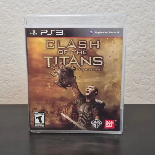 Jogo ps3 clash of the titans - the videogame furia de titans