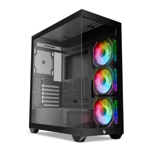 Gabinete Gamer Pichau Pouter 4B COM 3 FANS ARGB