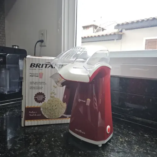 Pipoqueira Elétrica Britânia Pop Time Vermelha