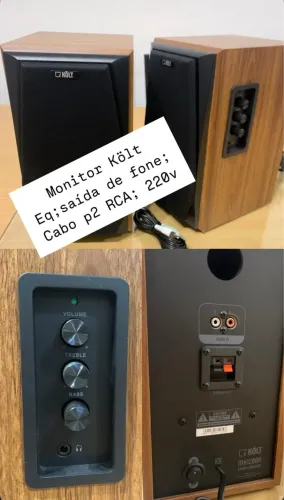 Monitor Caixa de Som Kolt MK1200R