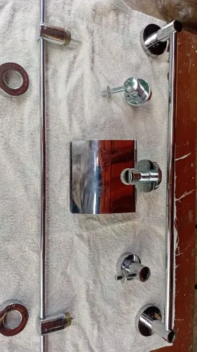 Kit banheiro inoxidável 