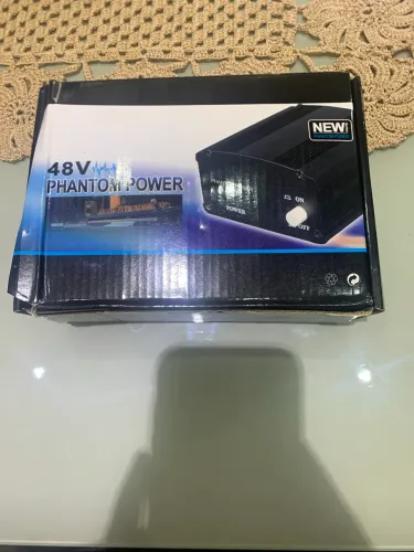 Phantom Power Fonte 48v Entrada Xlr Microfone Condens. 220V