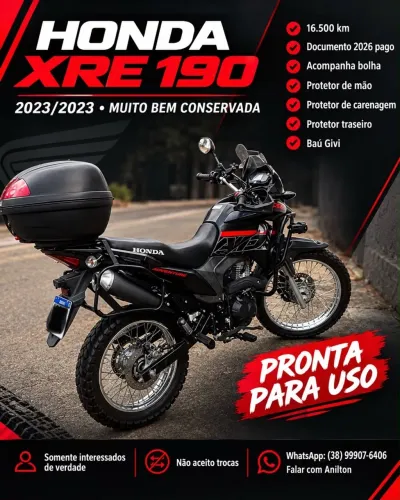 Honda XRE 190 Adventure Flex 2023