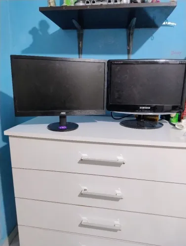 MONITORES AOC e SAMSUNG 