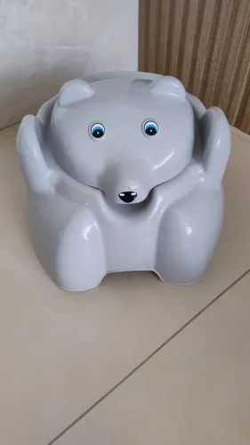 Penico menino/menina urso cinza