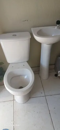 Vaso acoplado branco
