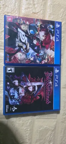 Jogos ps4 Persona5 e Bloodstined