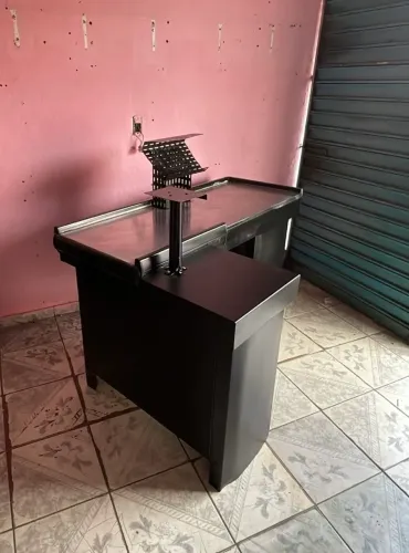 Balcão caixa de supermercado