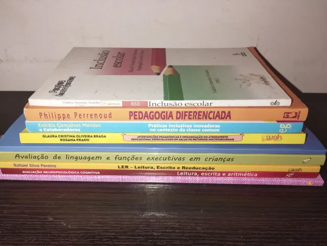 Lote 9 livros Educação Psicopedagogia Pedagogia
