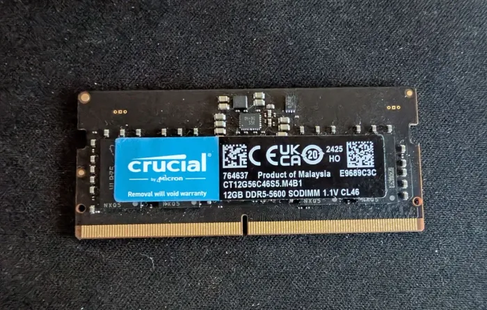 12GB DDR5 Crucial
