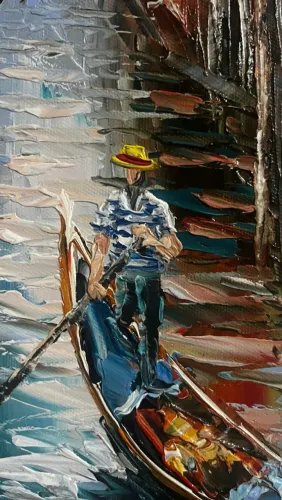 Óleo sobre tela Veneza-Itália