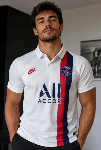Camisa do Paris Saint-Germain Branca tamanho G, bonita, original, peça rara, confortável.
