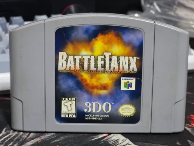 Battle Tanx, Nintendo 64, jogo Original, Labels Originais