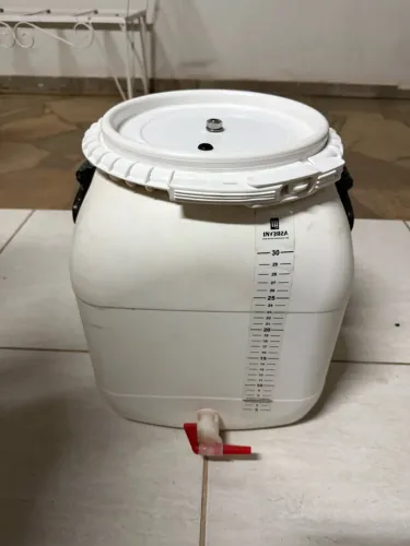 Fermentador 30l com poço temometrico em inox