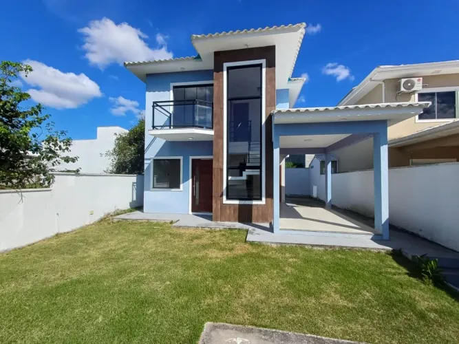 Casa com 2 dormitórios para alugar, 90 m² por R$ 3.971,67/mês - Pindobas Maricá - Maricá/R