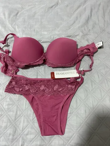 Conjunto Lingerie Sut C Base - Diamantes 