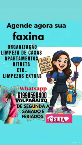FAÇO FAXINA/DIÁRIAS 
