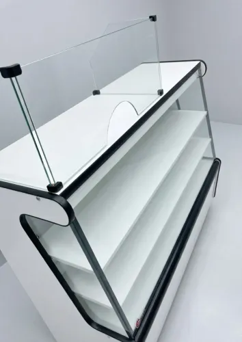 Balcão vitrine Caixa 120cm de largura Novo - marca Venix