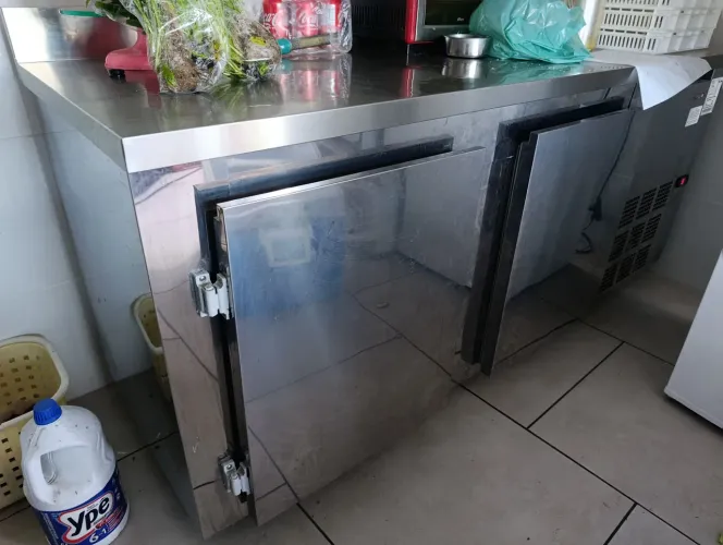 Balcão refrigerado gelopar gbfe 200 - 2m x 70cm inox 304 ventilação forçada